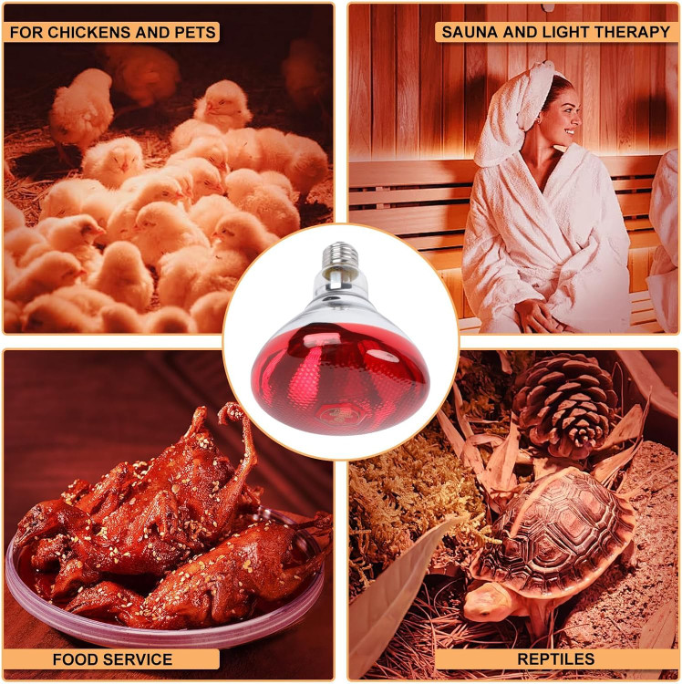 لامپ گرمایش حیوانات