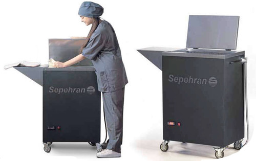 alt="دستگاه هات پک بیمارستانی سپهران (Hot Pack Unit) برای گرم نگه داشتن پکهای استریل"