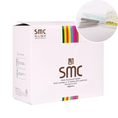 سوزن طب سوزنی75×۰٫25 SMC (بسته استریل شده ده عدد سوزن همراه با گاید)