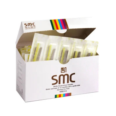 سوزن طب سوزنی75×۰٫25 SMC (بسته استریل شده ده عدد سوزن همراه با گاید)